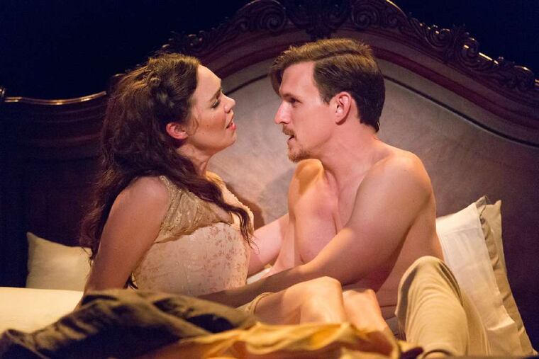 Jennie Eisenhower and Ben Michael play two lovers with flawed affections in Arden Theatre's production of "Passion."