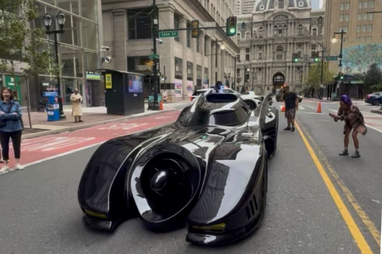 From Gotham to the mandap: A Desi bride and groom bring the Batmobile to Philly