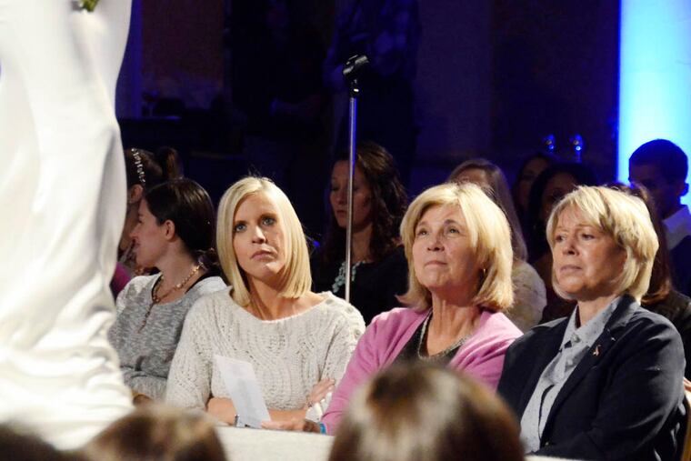 It’s of NBC 10’s Rosemary Connors who was at the Bellevue Gets Engaged event on Sunday. (HughE. Dillon)