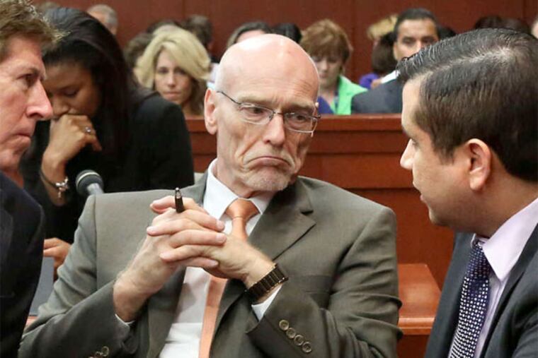 Before defending George Zimmerman, Don West worked in radio, including a brief stint at WMMR. So brief, no one there remembers him. (ASSOCIATED PRESS)