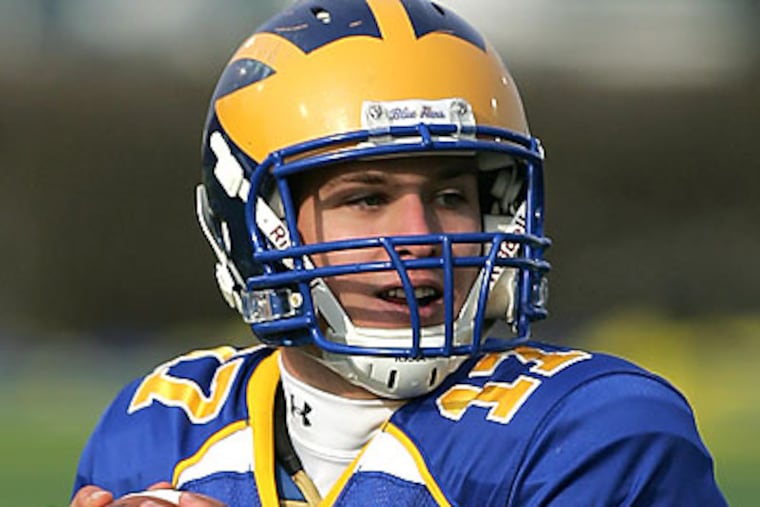 Pat Devlin will lead Delaware in the FCS national championship game on Friday. (David Swanson/Staff file photo)