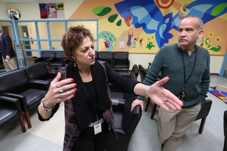 Bill Simpson and Donna Torrisi at the Family Practice and Counseling Network offices. (DAVID SWANSON / Staff Photographer )