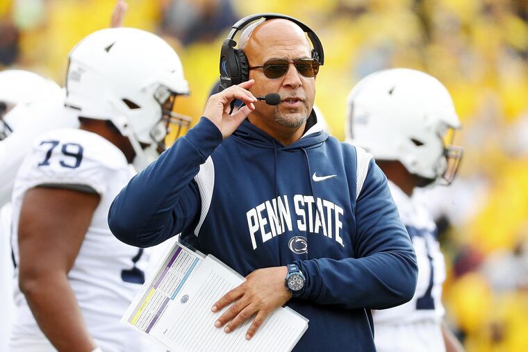 Penn State coach James Franklin is excited about some of his new players.