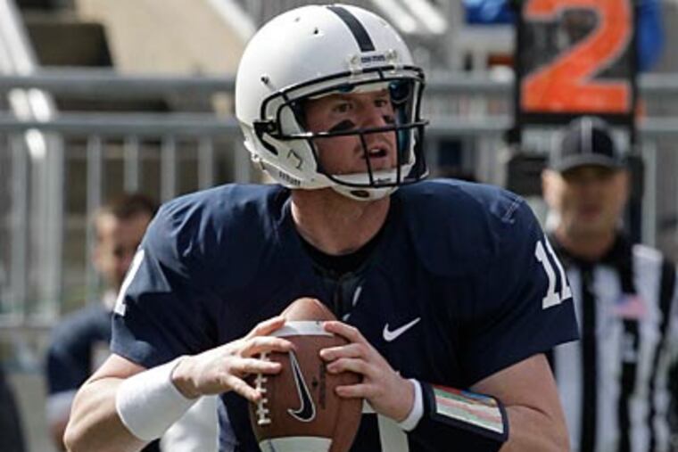 "We had a one-on-one meeting ... just going over what we want to do for the week," Matt McGloin said. (Gene J. Puskar/AP)