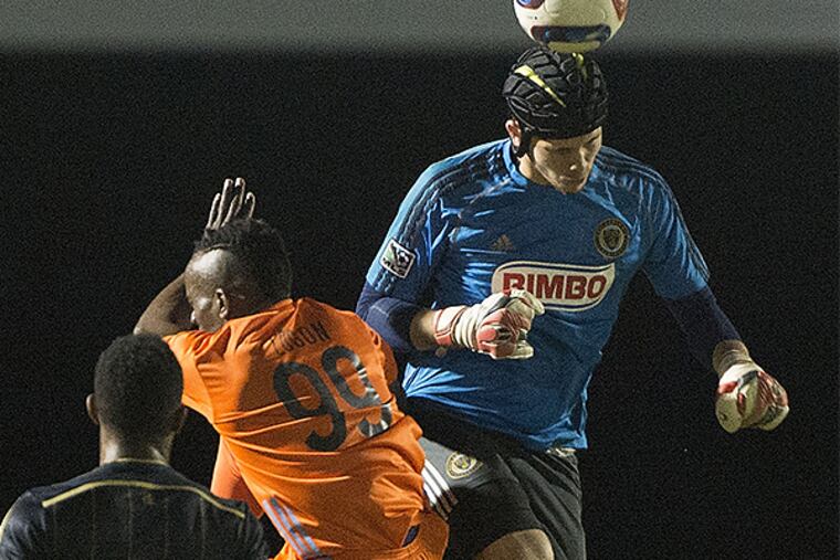 Union goalkeeper John McCarthy. (Tommy Gilligan/USA Today Sports)