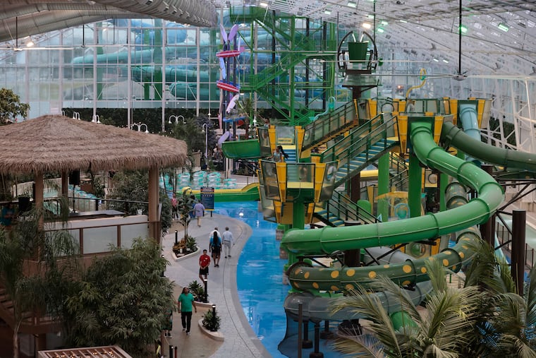 The new $100 million Island Water Park opening June 30 at Showboat Hotel in Atlantic City.