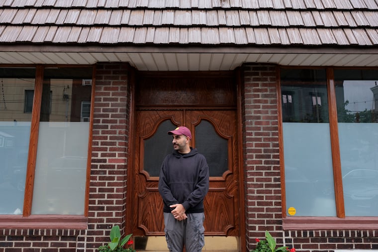 Miled Finianos of Habibi Supper Club outside of his future restaurant at 1515 E. Passyunk Ave.