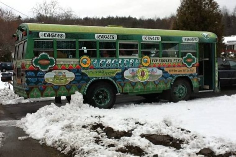 The “Asian Invasion” Eagles bus from Silver Linings Playbook is up for sale.