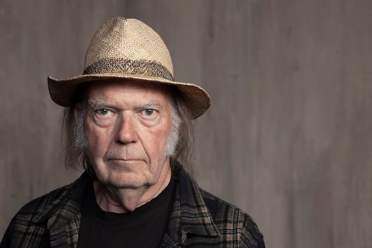 Neil Young posing for a portrait in Santa Monica, Calif., on Sept. 9, 2019.
