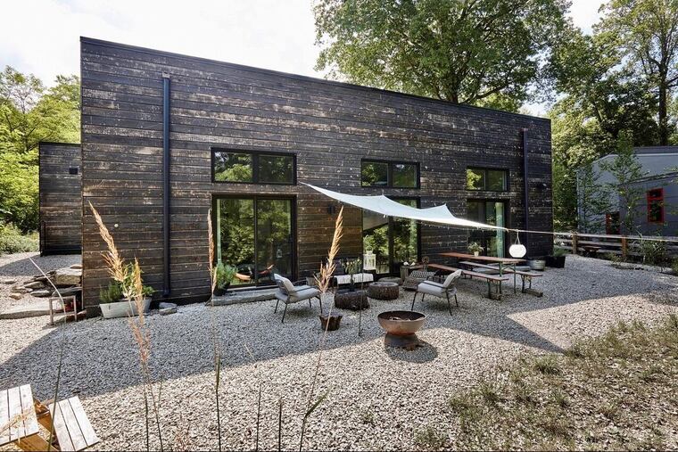 1023 W. Allens Lane, which abuts Wissahickon Valley Park in Philadelphia, is on the market for $845,000.