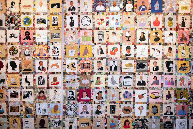 The Legacy Quilt, part of the Museum of Food and Drink's new exhibit, "African/American: Making the Nation's Table." MUST CREDIT: Clay Williams/Museum of Food and Drink