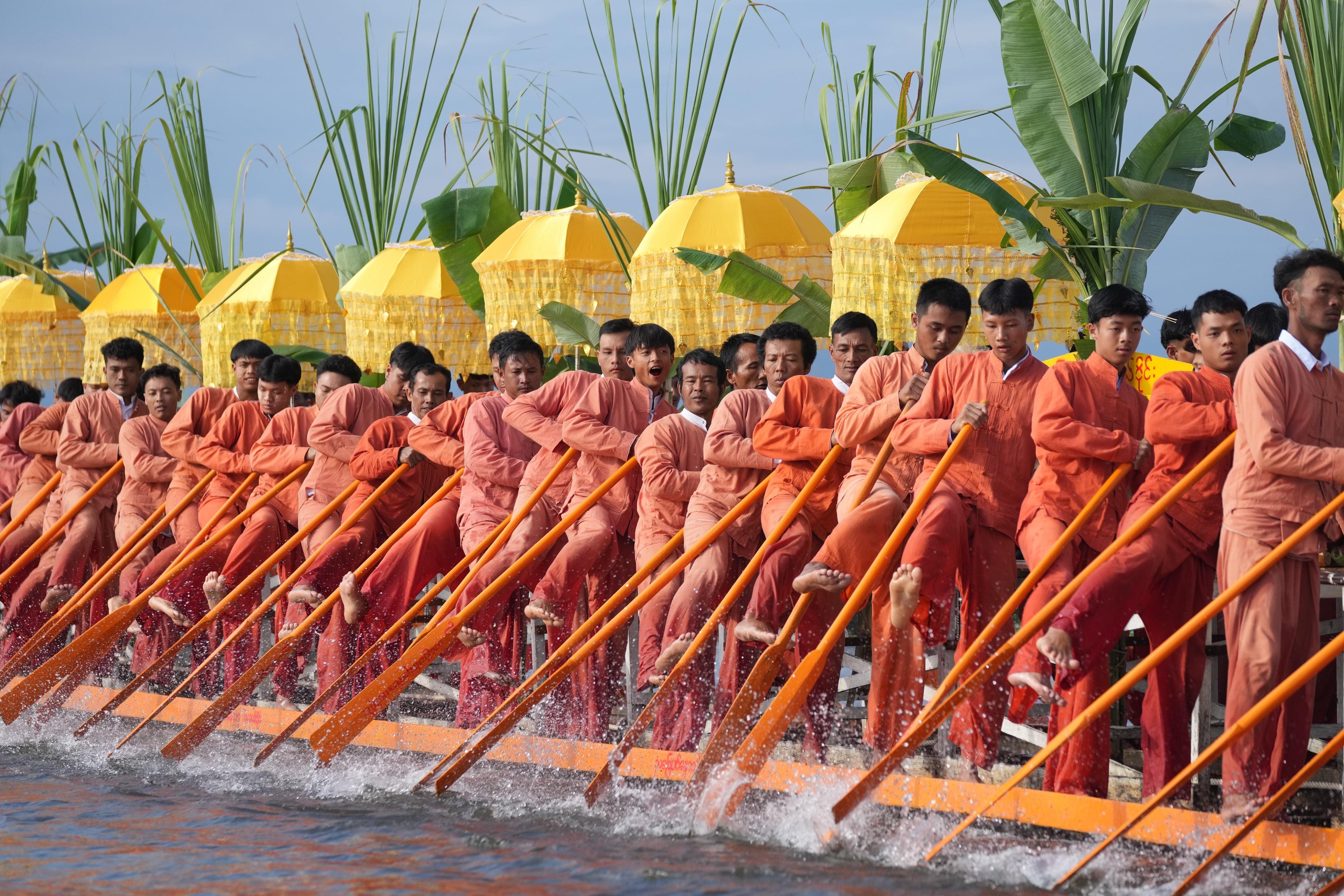 Photos show festival on Myanmar's Inle Lake after the end of monsoon
