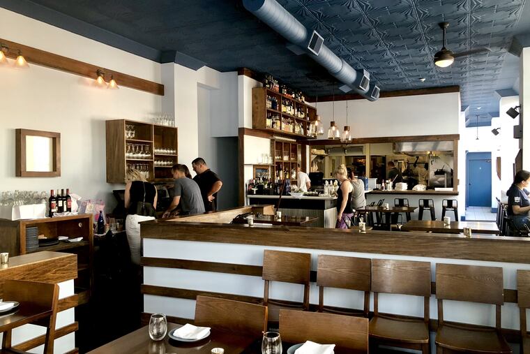 Helm Rittenhouse, 1901 Chestnut St., getting its preopening tuneup.