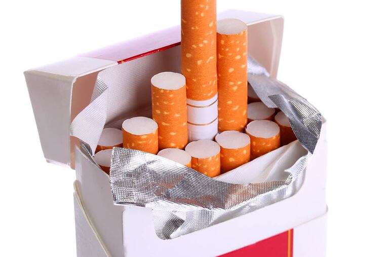 Pack of Cigarettes. shutterstock