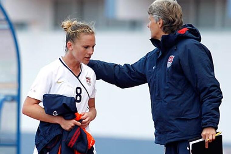 "In Philadelphia I got my confidence back, and I got the enjoyment of the game back," Amy Rodriguez said. (Armando Franca/AP file photo)