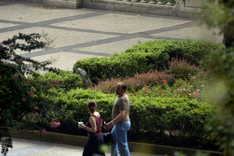 A May day in Rittenhouse Square last year; but this isn’t supposed to happen in February.