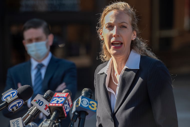 Acting U. S. Attorney Jennifer Arbittier Williams in Center City, Philadelphia, March 3, 2021.