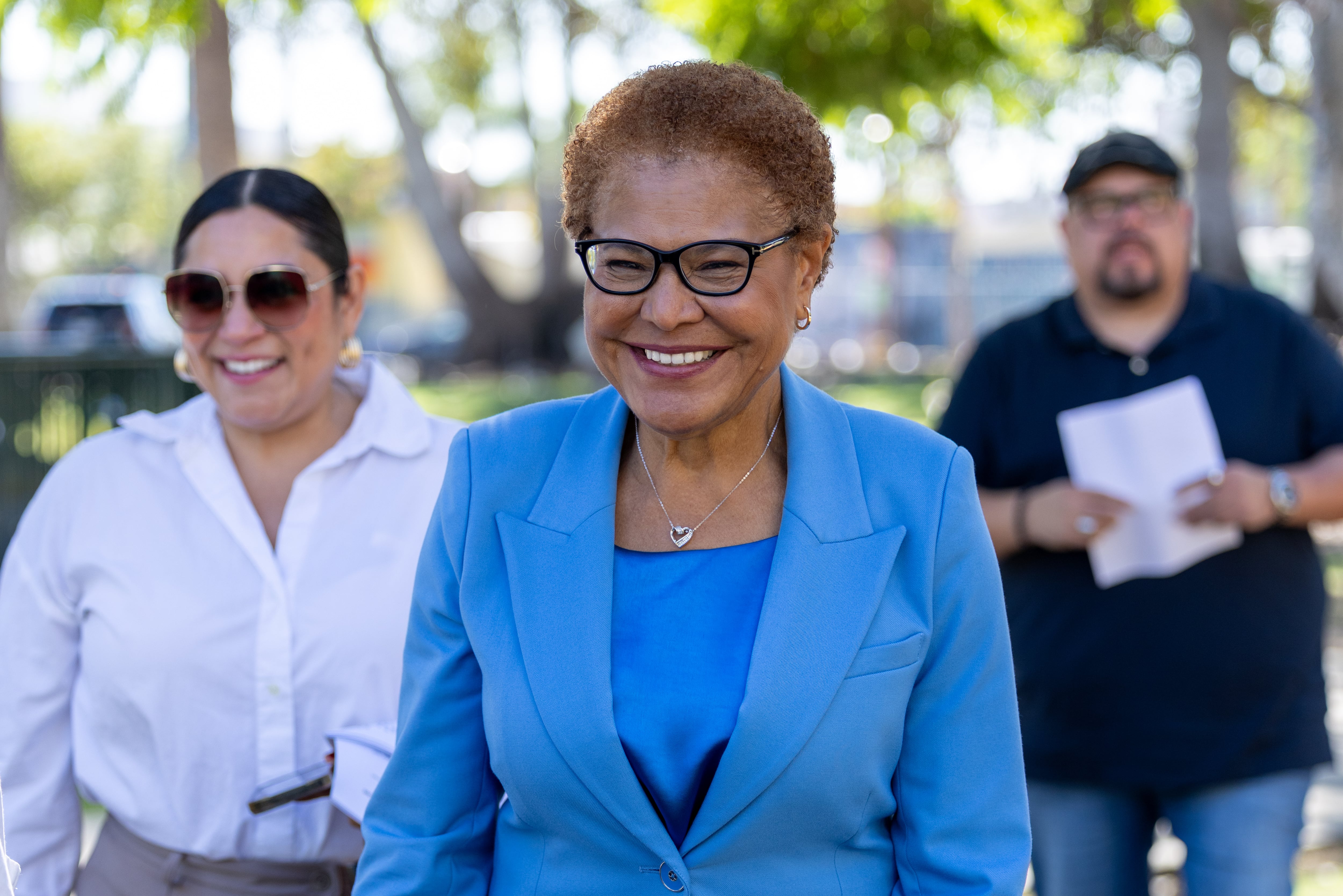 In struggling LA, Mayor Karen Bass fights for 2nd term against democratic socialist-backed Raman