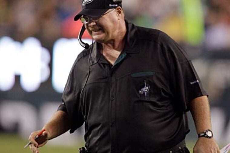 Moving Todd Herremans to right tackle was something Andy Reid had kept in his back pocket all along. (David Maialetti/Staff Photographer)