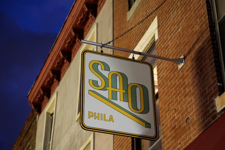 The exterior of Sao on Wednesday, Nov. 26, 2025 in Philadelphia.