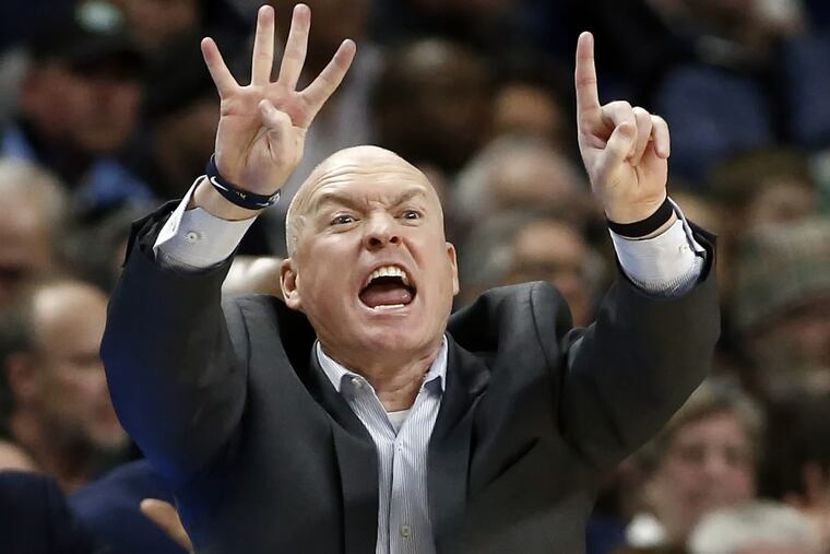 Penn State coach Pat Chambers during the 2017 season.