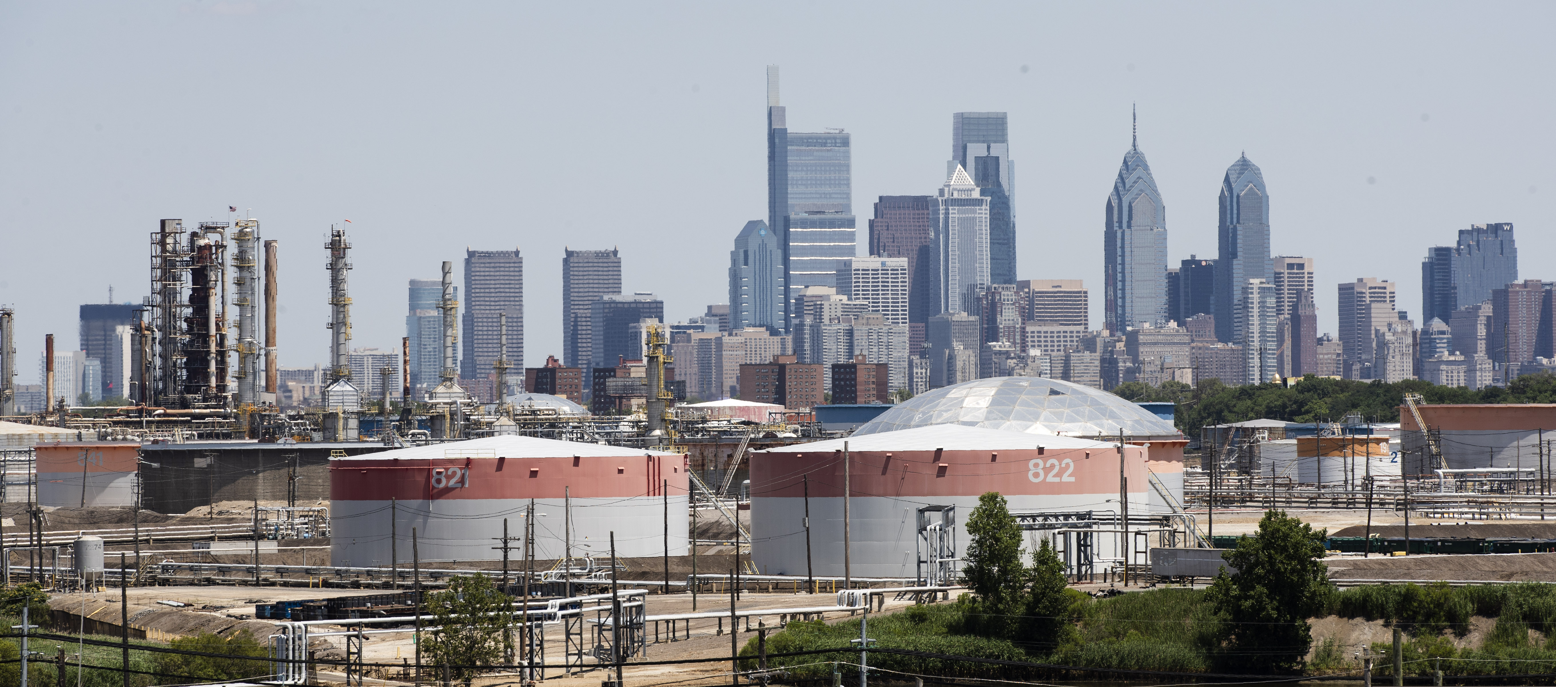 The Philadelphia Energy Solutions Refining Complex in Philadelphia is shown Wednesday, June 26, 2019.