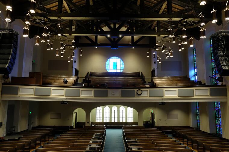 This Tuesday, Feb. 12, 2019 photo shows the sanctuary at the Glide Memorial United Methodist Church in San Francisco. The United Methodist Church convenes its top legislative assembly Saturday, Feb. 23, 2019, for a high-stakes four-day meeting likely to determine whether America's second-largest Protestant denomination will fracture due to long-simmering divisions over same-sex marriage and the ordination of LGBT clergy.