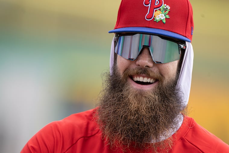 Brandon Marsh is suddenly the longest-tenured member of the Phillies' outfield.