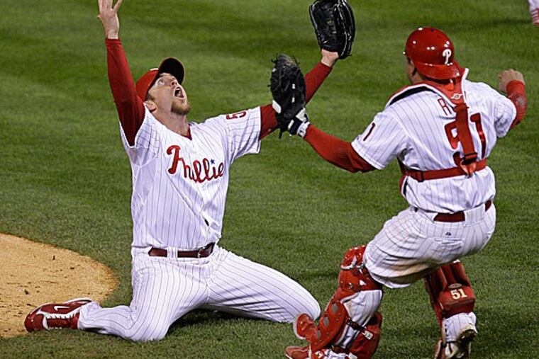 Brad Lidge. (Julie Jacobson/AP file photo)