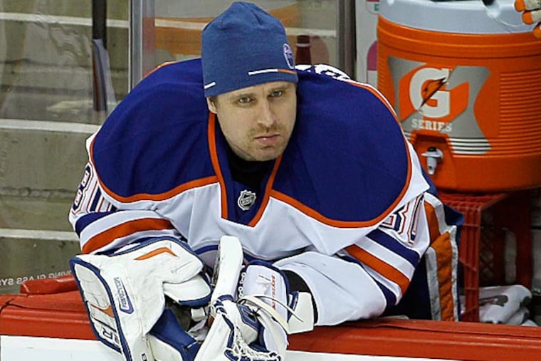 Goalie Ilya Bryzgalov. (Ann Heisenfelt/AP)
