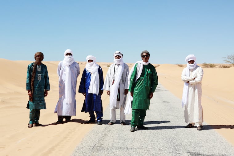Tinariwen, from Northern Mali, perform at Union Transfer on Tuesday Sept. 24.