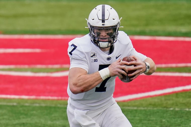 Penn State quarterback Will Levis during the second half of the loss to Nebraska.