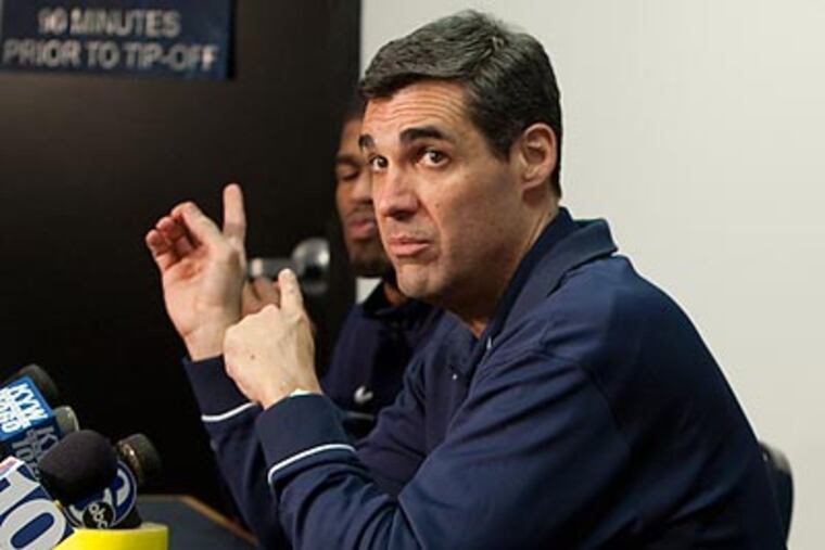 Villanova became the first team to make the NCAA tournament despite losing their final five games. (Ed Hille/Staff Photographer)