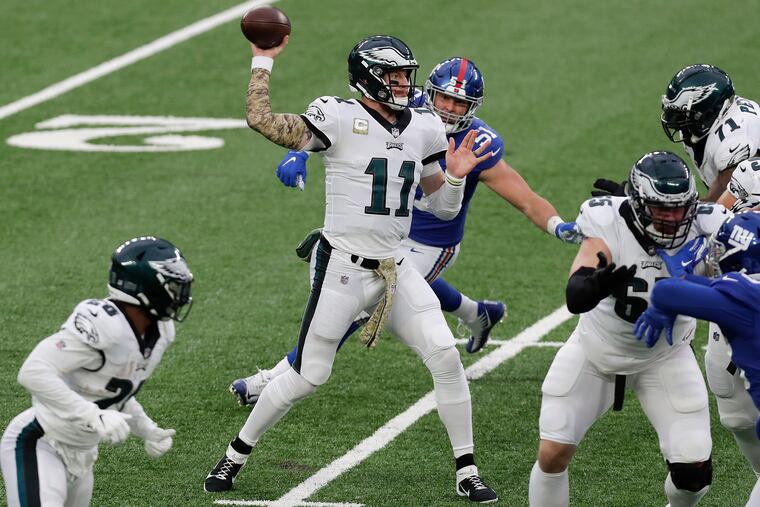 Can Carson Wentz and the Eagles straighten out their third down problems Sunday against the Browns?