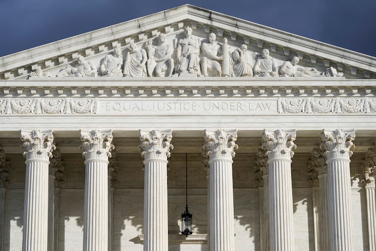 The U.S. Supreme Court is seen in January in Washington.