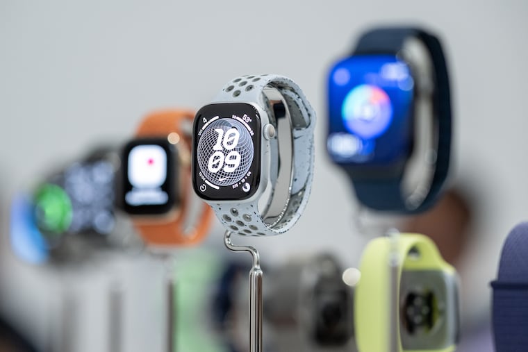 The Apple Watch series 11 unveiled in Cupertino, California, on Sept. 9. MUST CREDIT: David Paul Morris/Bloomberg
