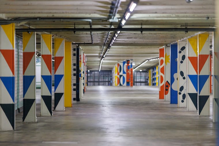 Pictured of closed off concourse as seen from Walnut Locust Street entrance on S. Broad Street, Tuesday, June 2, 2026. “concourse that connects 15th and City Hall Stations and Broad/Walnut Station on the Broad Street Line.”