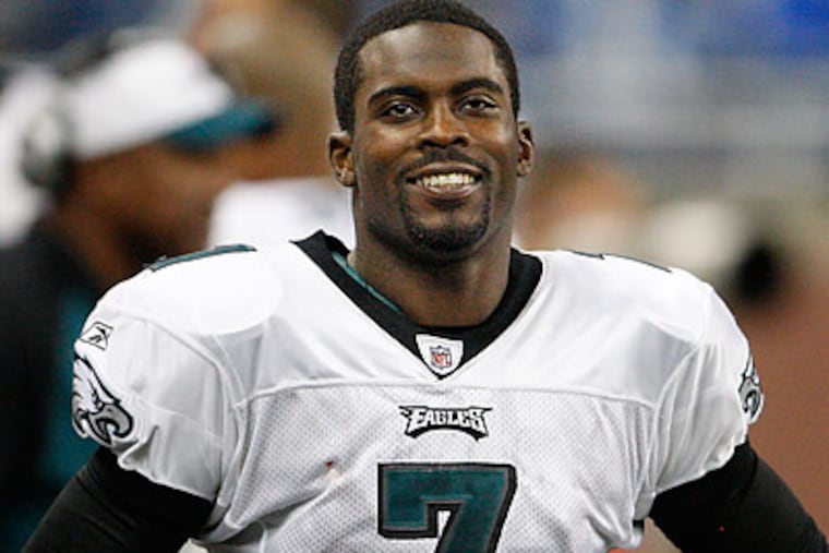 Eagles quarterback Michael Vick was convicted of dogfighting charges in 2007. (Ron Cortes/Staff file photo)