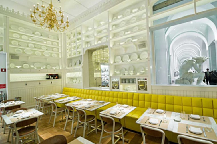 Caffe Storico in New York: To see the look that the designer was after, click on the photo.