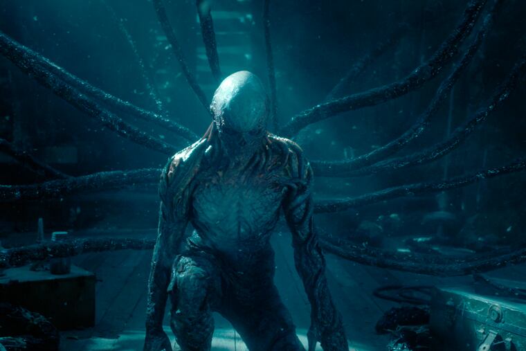 This image released by Netflix shows Vecna in a scene from "Stranger Things."
