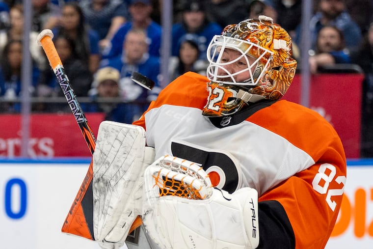 Flyers goalie Ivan Fedotov was solid with 22 saves in his first game action in a month.