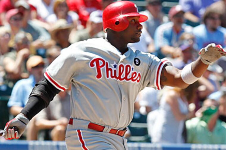Ryan Howard has averaged 46 home runs and 136 RBI in the past five seasons. (Ed Andrieski/AP Photo)