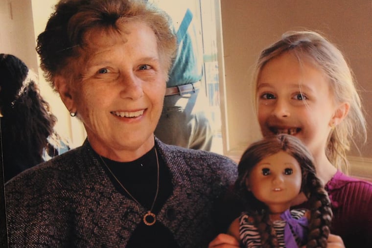 Joyce Sheridan with her granddaughter, Caroline Sheridan (daughter of Mark), sometime before her death in Sept. 2014. (Sheridan family photo file)