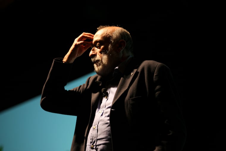 Carlo Petrini, founder of the Slow Food movement, speaks at an event in Boulder, Colo. on April 29, 2013. Petrini, whose advocacy of seasonal foods, sustainable farming and traditional cooking helped transform the way millions of people think about how they eat, died at his home in Bra, Italy, outside Turin, on May 21, 2026. He was 76.