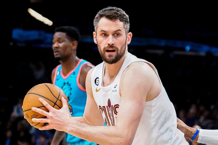 Kevin Love, a five-time All-Star, intends to talk to the Sixers after buyout in Cleveland.