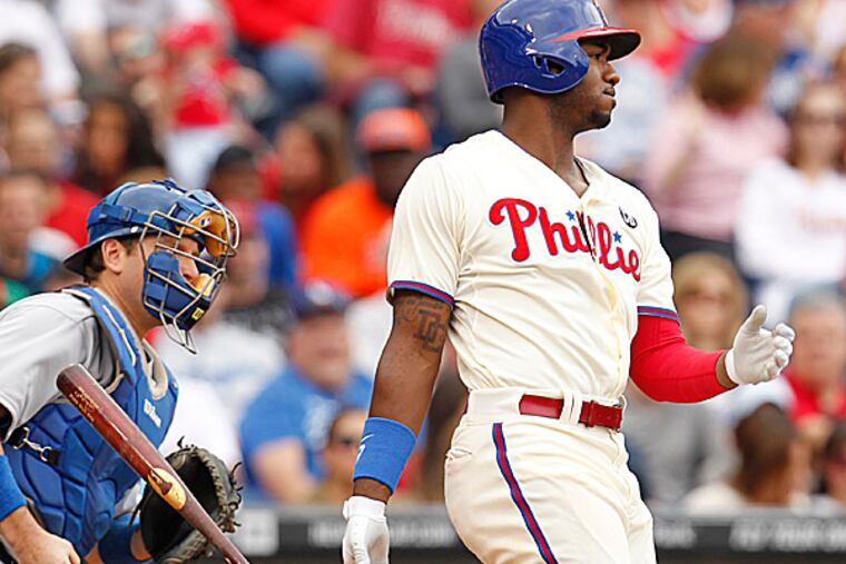 Phillies left fielder Domonic Brown. (Ron Cortes/Staff Photographer)