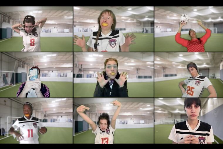 The company of "The Wolves" at Philadelphia Theatre Company, online through Dec. 20.