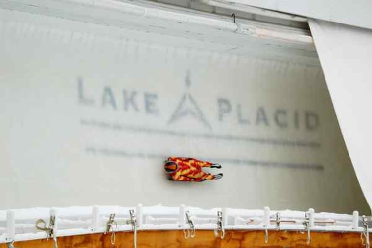 The luge can reach 60 m.p.h. on the one-mile run. Andrew Sherk "has a need for speed, and he has no fear," says his mother.