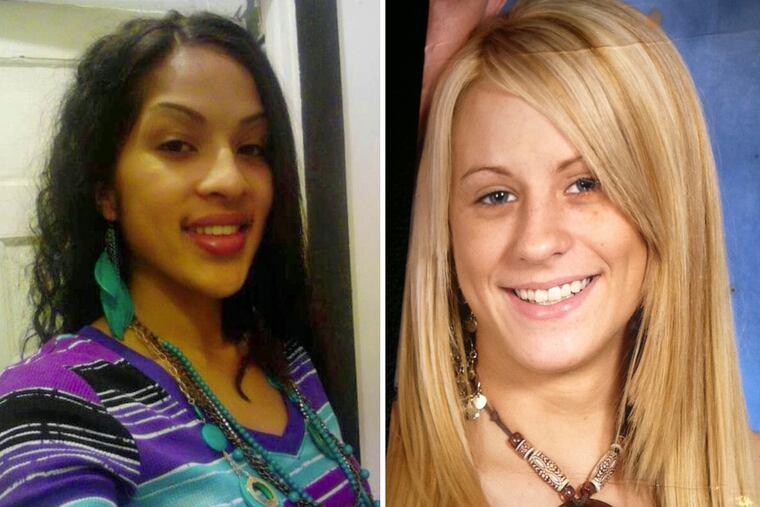 Franchesca Alvarado (left) and Iris Tyson both went missing before their bodies were discovered.