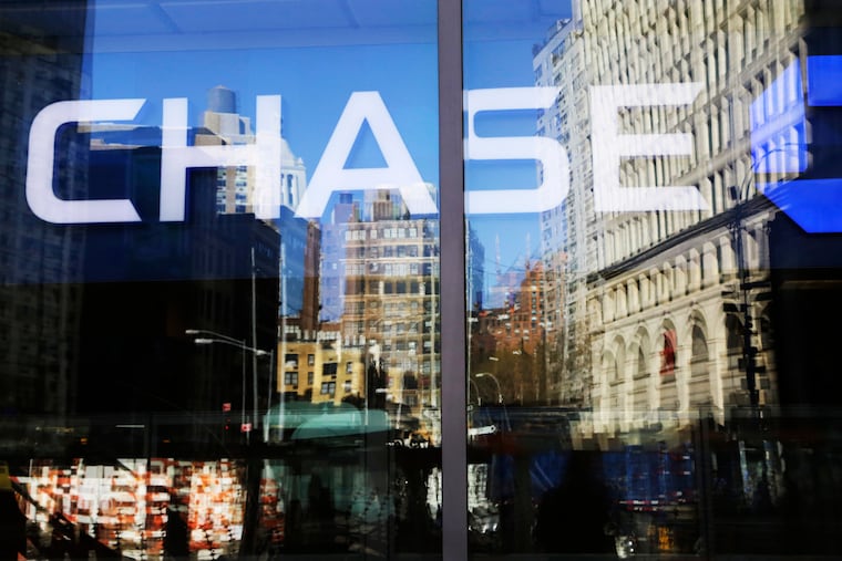 This 2016, file photo shows a Chase bank branch in New York.